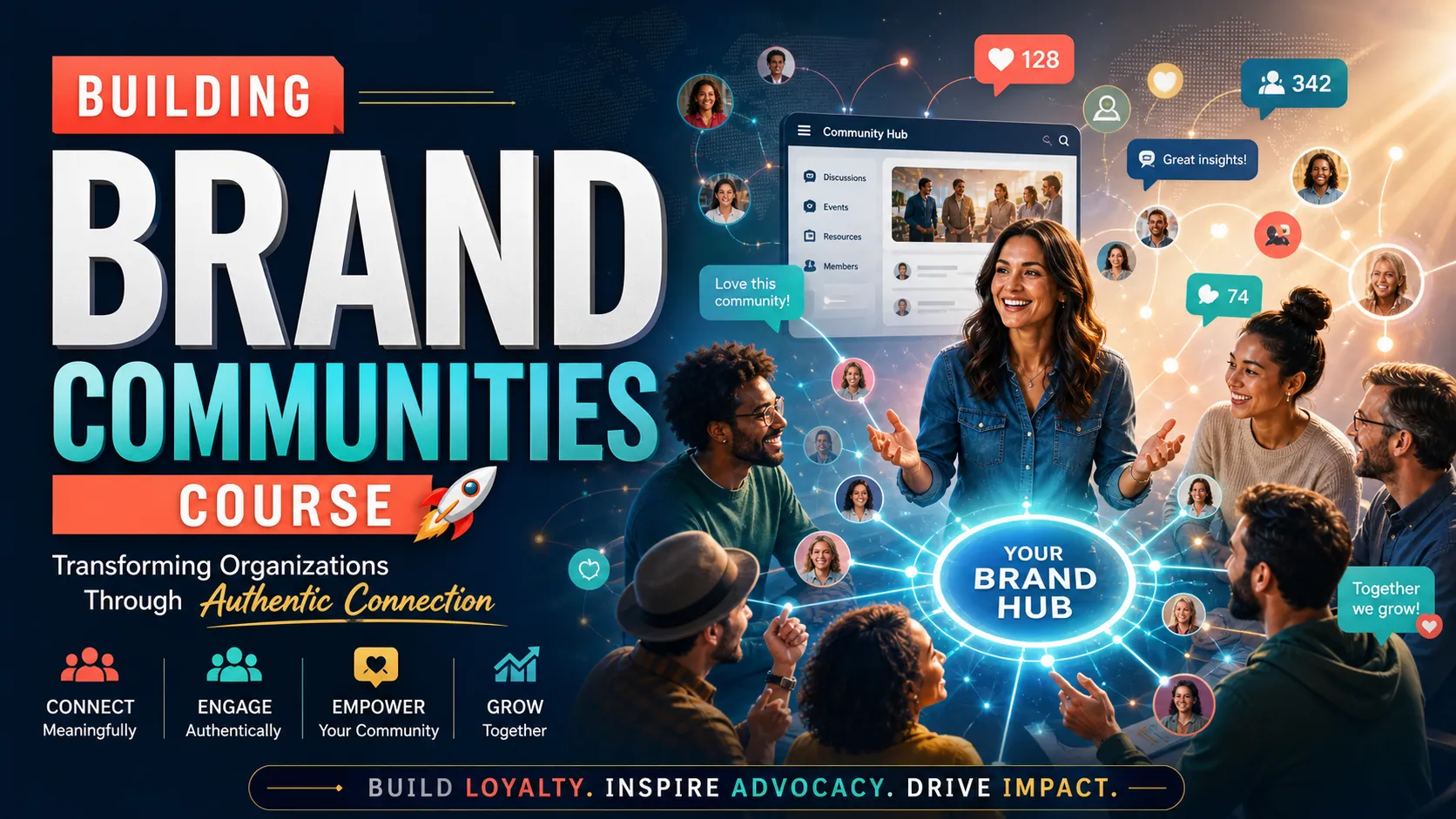 Building Brand Communities: Transforming Organizations Through Authentic Connection course artwork